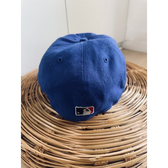 Vintage CUBS Baseball Hat Fitted Cap By Bee Size 7.5" - Picture 3 of 6